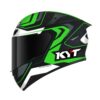 CASCO INTEGRALE MOTOKYT TT-COURSE -OVERTECH - BLACK/GREEN