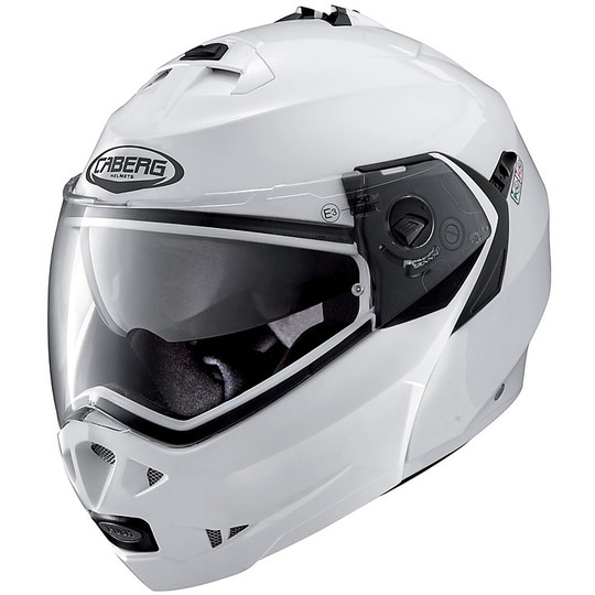 CASCO MOTO MODULARE P/J CABERG DUKE II BIANCO