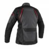 GIACCA MOTO CLOVER UOMO STORM-4 WP GRIGIO SCURO-ROSSO-NERO