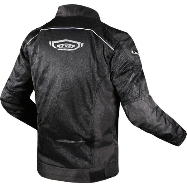 GIACCA MOTO UOMO ESTIVA LS2 AIRY CE TRAFORATA  NERO