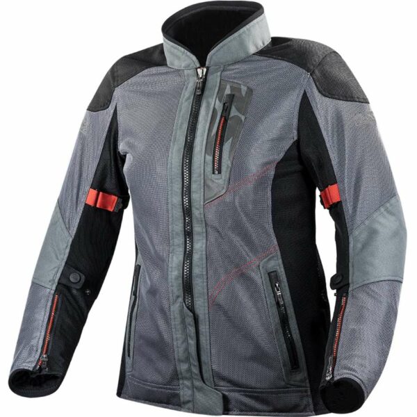 GIUBBOTTO MOTO DONNA ESTIVO LS2 ALBA  GRIGIO SCURO
