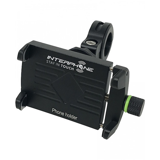 Supporto in Alluminio Moto Universale per Smartphone Cellular Line Nero