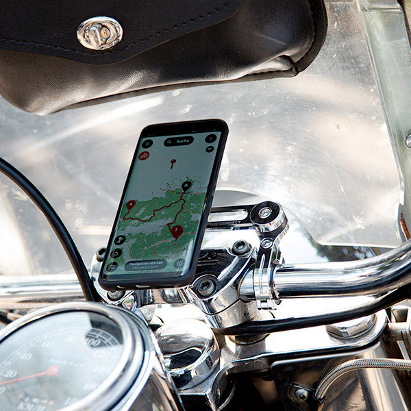 Supporto Smartphone SP Connect SP MOTO MOUNT PRO per manubrio cromato