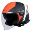 CASCO MOTO ORIGINE PALIO 2.0 + BLUETOTH HYPER BLACK FLUO RED MATT