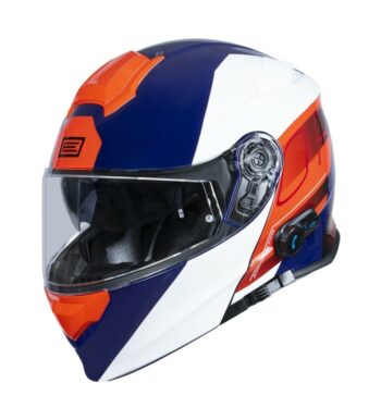 CASCO MODULARE ORIGINE DELTA BLUETOOTH ROW RED WHITE BLUE GLOSS