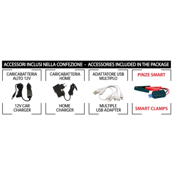 AVVIATORE D'EMERGENZA MOTO/SCOOTER/MACCHINA JUMPSTARTER K1500
