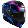 CASCO MOTO INTEGRALE SUOMY STELLAR BASTIANINI REPLICA BLU VIOLA OPACO