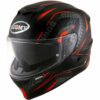 Casco Moto Integrale Suomy STELLAR SHADE Nero Rosso Lucido