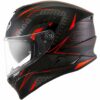 Casco Moto Integrale Suomy STELLAR SHADE Nero Rosso Lucido