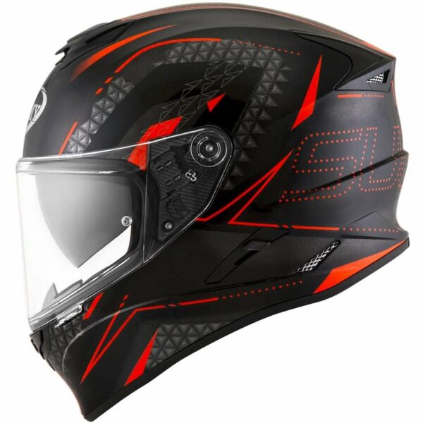 Casco Moto Integrale Suomy STELLAR SHADE Nero Rosso Lucido