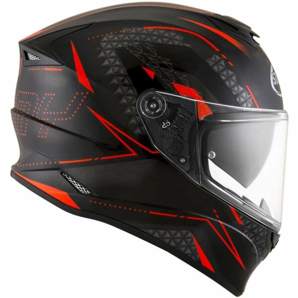 Casco Moto Integrale Suomy STELLAR SHADE Nero Rosso Lucido