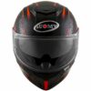 Casco Moto Integrale Suomy STELLAR SHADE Nero Rosso Lucido