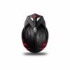 Casco Moto Jet Ufo SHERATAN Nero Rosso Opaco