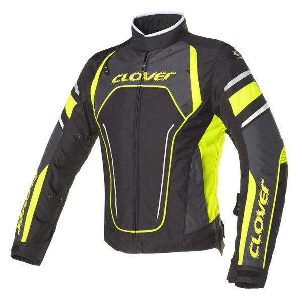 Giubbotto Sportivo Clover Rainblade 2 WP Jacket Nero Giallo