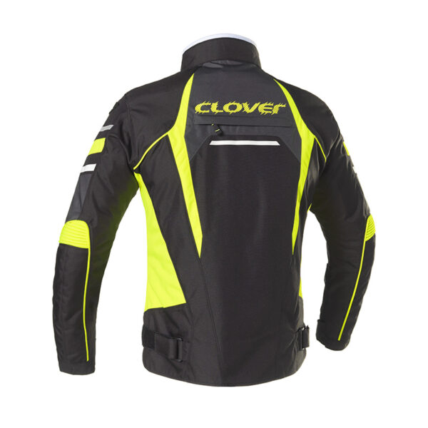 Giubbotto Sportivo Clover Rainblade 2 WP Jacket Nero Giallo
