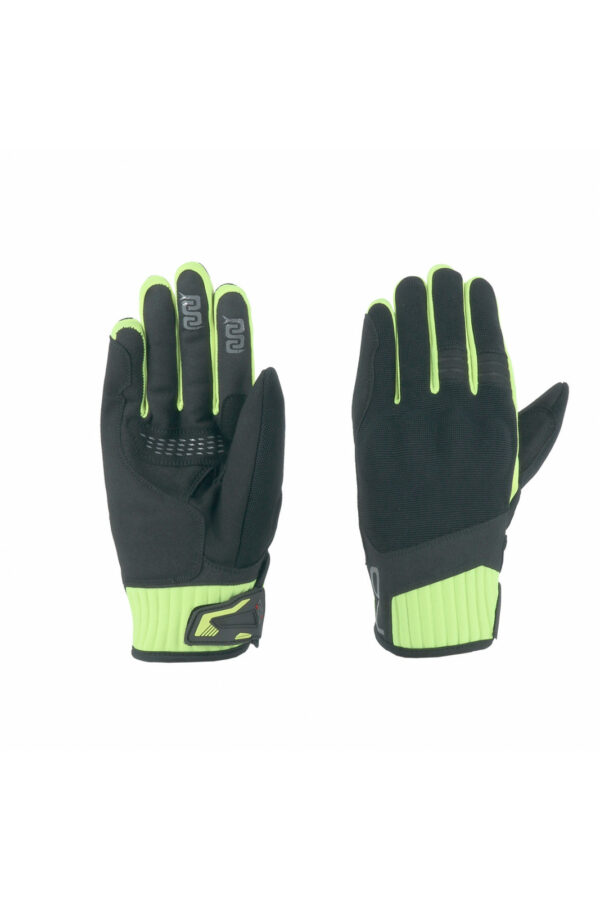 GUANTI MOTO ESTIVI OJ LEVER BLACK/YELLOW FLUO G186