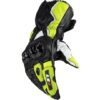 Guanti Moto In Pelle  Sportivi Ls2 SWIFT Nero Giallo Fluo