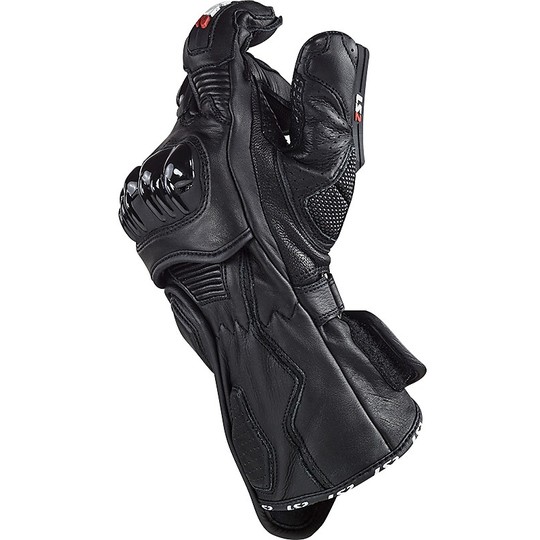 Guanti Moto In Pelle Sportivi Ls2 SWIFT Nero