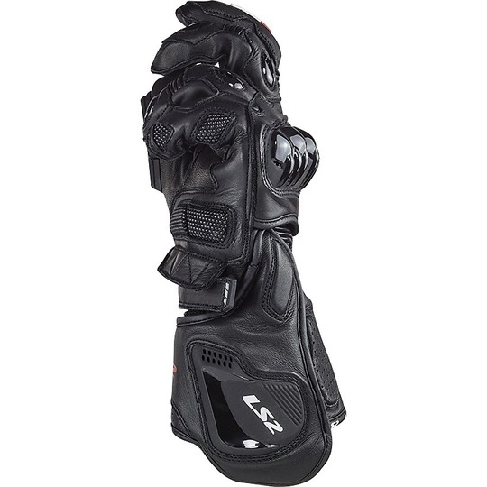 Guanti Moto In Pelle Sportivi Ls2 SWIFT Nero