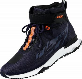 SCARPA MOTO LS2 ACRUX BLU ARANCIONE