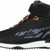 SCARPA MOTO LS2 ACRUX NERO ARANCIONE