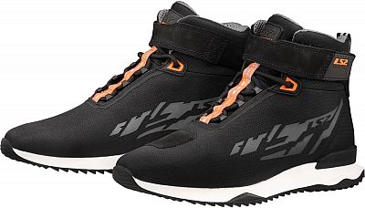 SCARPA MOTO LS2 ACRUX NERO ARANCIONE