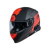 CASCO MODULARE ORIGINE DELTA BLUETOOTH INTEGRATO ROW FLUO RED TITANIUM MATT