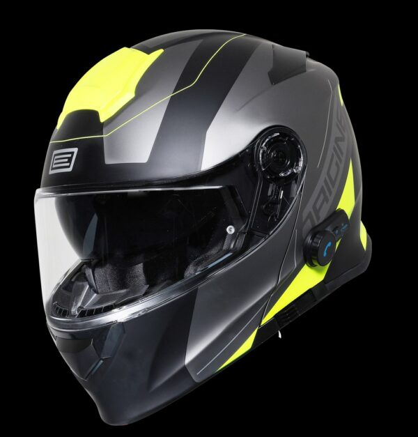 CASCO MODULARE ORIGINE DELTA CON BLUETOOTH INTEGRATO MATT YELLOW TITANIUM