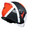 CASCO MOTO ORIGINE PALIO 2.0 + BLUETOTH HYPER BLACK FLUO RED MATT