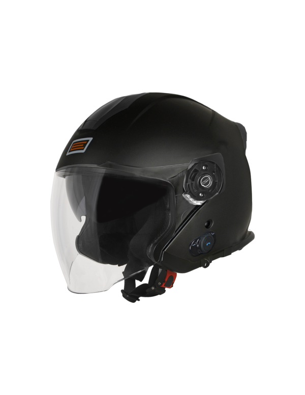 Casco Jet Con Bluetooth Origine Palio 2.0 Bt Solid Matt Black