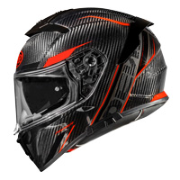 CASCO MOTO INTEGRALE PREMIER DEVIL CARBON ST 2  Rosso