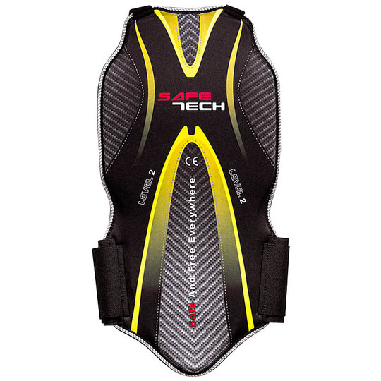 Paraschiena SAFE TECH 845 Back Livello 2 Nero Giallo