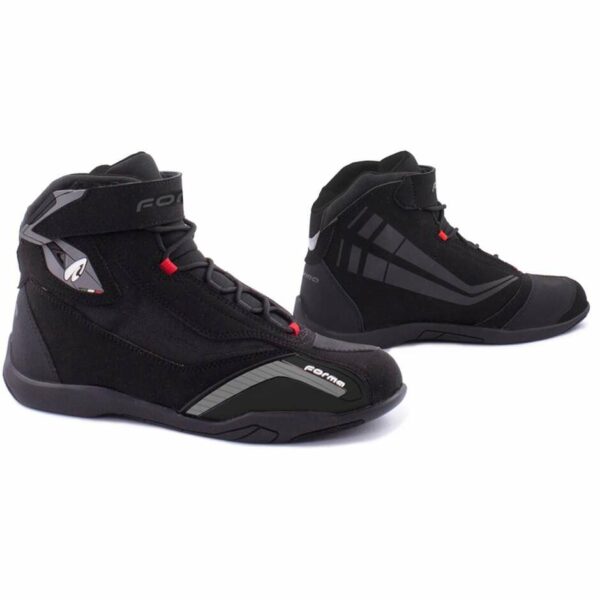 Scarpete Moto Unisex Tecniche Urbane Forma Genesis Nero