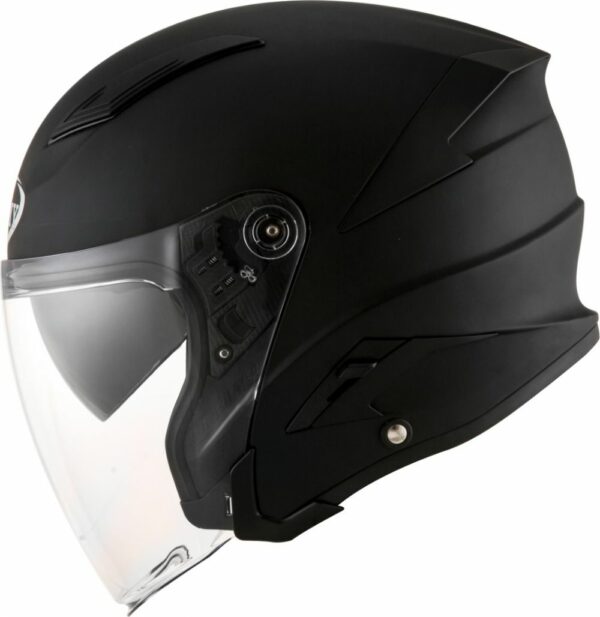 CACSO MOTO SUOMY IN FIBRA SPEEDJET PLAIN NERO OPACO