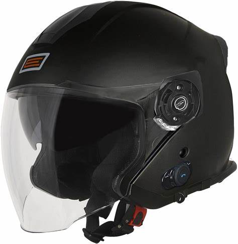 Casco Jet Con Bluetooth Origine Palio 2.0 Bt Solid Matt Black
