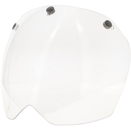Visiera 3 Bottoni TRASPARENTE Originale Premier per Casco MX-3