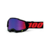 Occhiali Cross 100% Accuri 2 Morphuis Lente A Specchio Rosso Blu