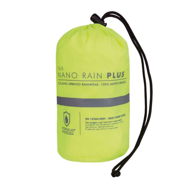 Giacca Moto Antipioggia  Tucano Urbano 765 Nano Rain  Giallo Fluo