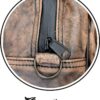 COPPIA BORSE LATERALI UNIVERSALI “NEVADA” IN MORBIDA VERA PELLE COLORAZIONE VINTAGE BROWN