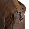 BORSA LATERALE UNIVERSALE SINGOLA “NEVADA” BROWN IN MORBIDA VERA PELLE CON TRACOLLA