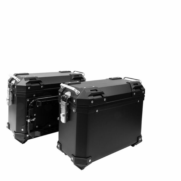 Coppia di Valigie Laterali in ABS  Nero 28 LITRI