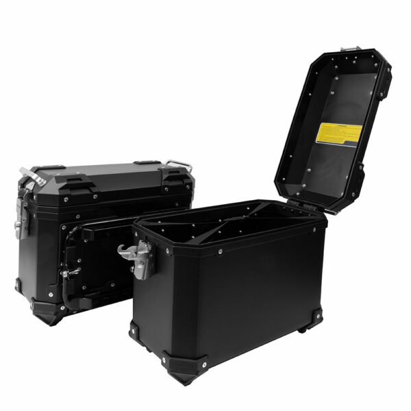 Coppia di Valigie Laterali in ABS  Nero 28 LITRI