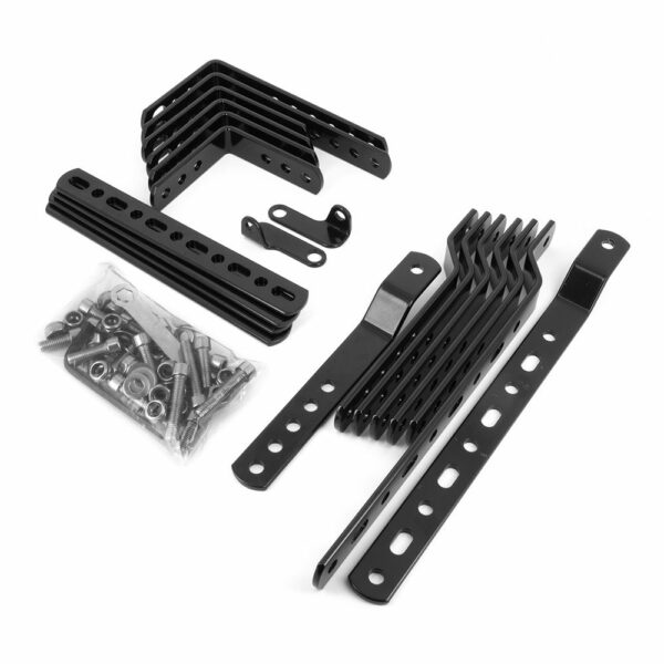 Coppia di Valigie Laterali in ABS  Nero 28 LITRI