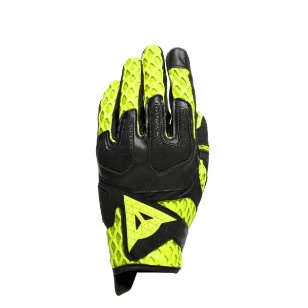 Guanti moto estivi Dainese Air-Maze Unisex Nero Giallo Fluo