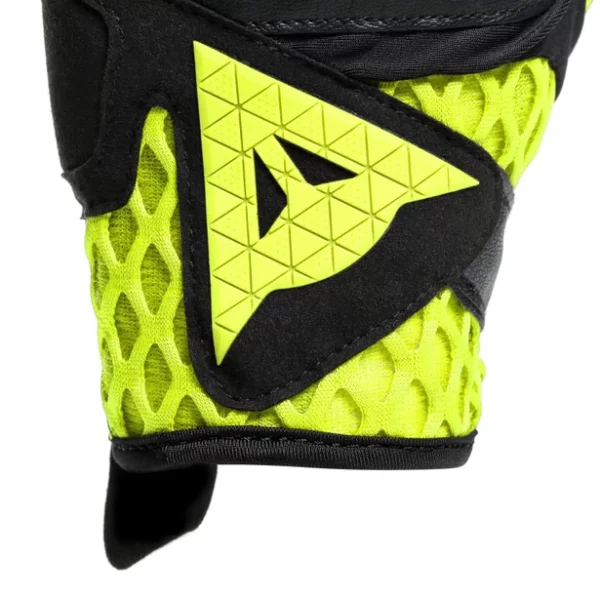 Guanti moto estivi Dainese Air-Maze Unisex Nero Giallo Fluo