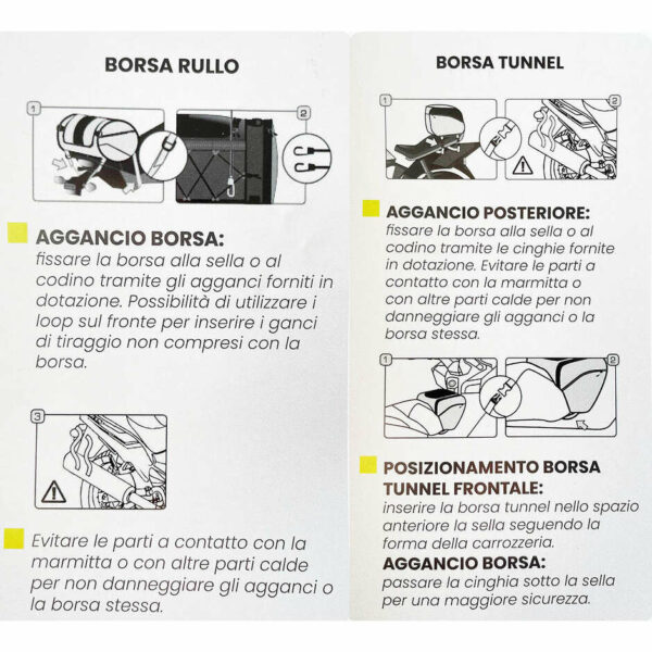 BORSE LATERALI TC30 Espandibile: 20–30 litri
