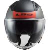 Casco Moto Jet Doppia Visiera Ls2 OF600 Copter URBANE Bianco Rosso Opaco