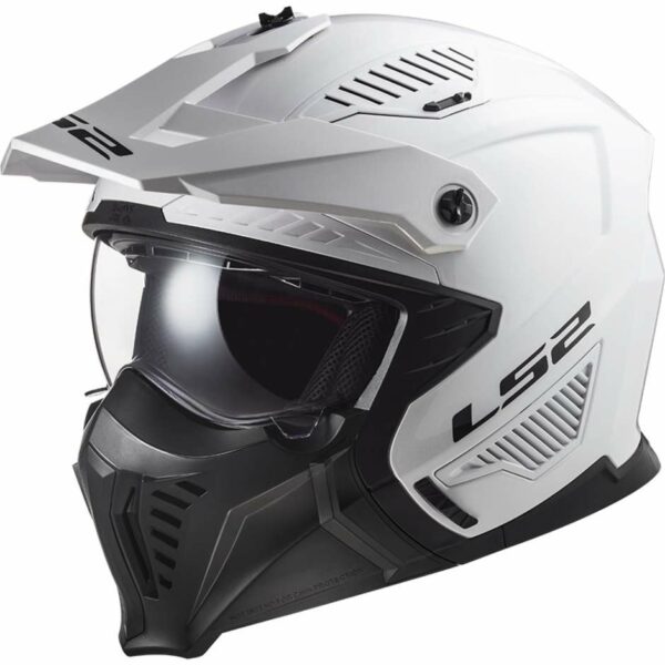CASCO MOTO JET LS2 OF606 DRIFTER BIANCO LUCIDO