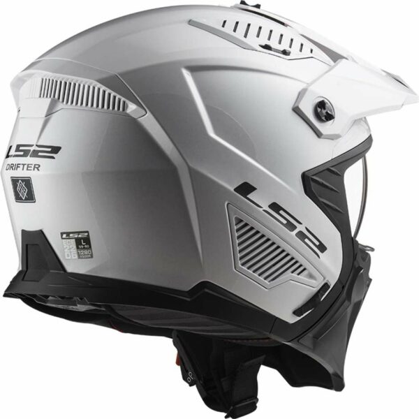CASCO MOTO JET LS2 OF606 DRIFTER BIANCO LUCIDO
