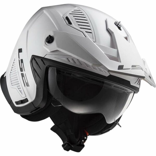 CASCO MOTO JET LS2 OF606 DRIFTER BIANCO LUCIDO